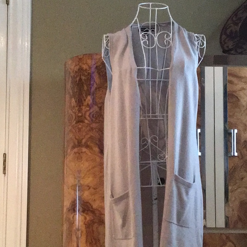 Gray vest